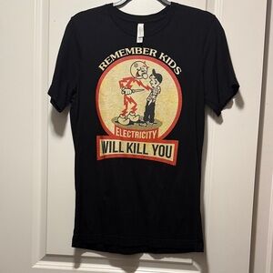 Bella Canvas Black Kids T-Shirt with Safety Graphic